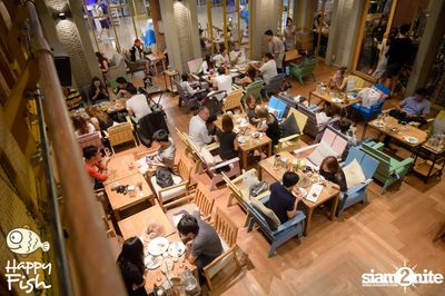 คืนวันอาทิตย์ ที่ร้าน แฮปปี้ ฟิช, เอเชีย ทีค เดอะ ริเวอร์ฟร้อนท์ — photo 98
