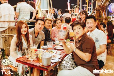 New Year's Eve ที่ร้าน แฮปปี้ ฟิช, เอเชีย ทีค เดอะ ริเวอร์ฟร้อนท์ — photo 61