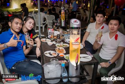 Federbrau: Singto Numchok & Wan Thanakrit at Maldives Resort Bar — photo 46
