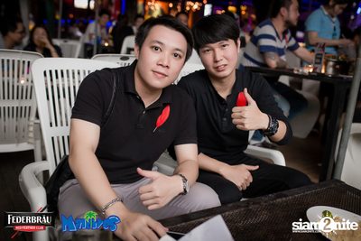 Federbrau: Singto Numchok & Wan Thanakrit at Maldives Resort Bar — photo 57