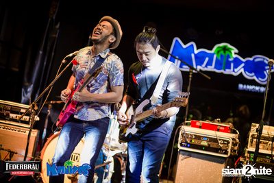 Federbrau: Singto Numchok & Wan Thanakrit at Maldives Resort Bar — photo 97