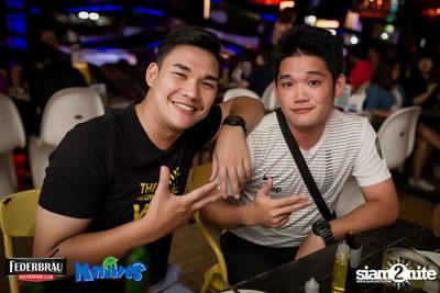 Federbrau: Singto Numchok & Wan Thanakrit at Maldives Resort Bar — photo 153