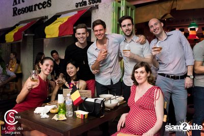 Belgian National Day ที่ เลอ คาเฟ่ เดส์ สตาชิแอค์ — photo 26