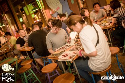 ปาร์ตี้คืนวันจันทร์ ที่ร้าน แฮปปี้ ฟิช, เอเชียทีค เดอะ ริเวอร์ฟร้อนท์ — photo 29