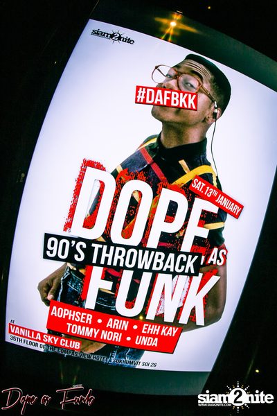 Dope As Funk 90's Throwback at Vanilla Sky Rooftop Bar — photo 4