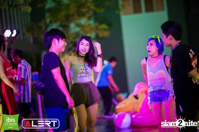 Colorful Bikini Pool Party at Ibis Styles Khaosan — photo 46
