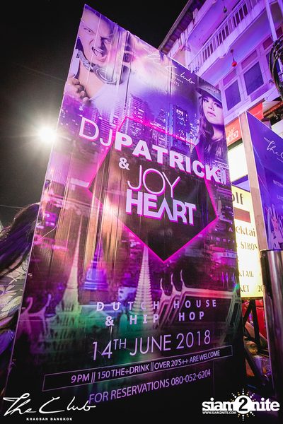 DJ Patrick x DJ Joy Heart at The Club Khaosan  — photo 8