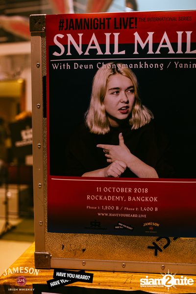 JAMnight Live! with Snail Mail at Rockademy Thailand — photo 1