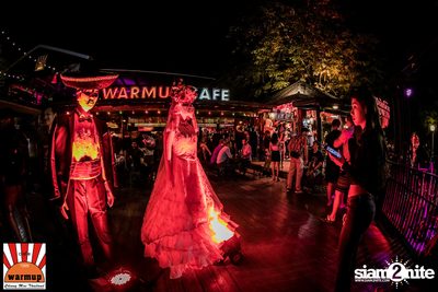 Halloween Night Party กับ Dope Here Here ที่ วอร์ม อัพ คาเฟ่ เชียงใหม่ — photo 12