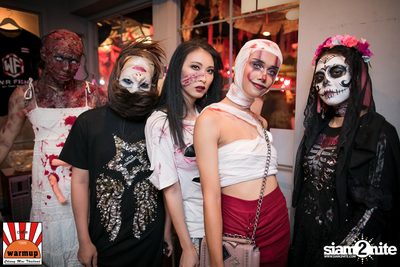 Halloween Night Party กับ Dope Here Here ที่ วอร์ม อัพ คาเฟ่ เชียงใหม่ — photo 51