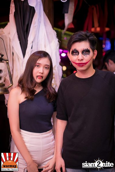 Halloween Night Party กับ Dope Here Here ที่ วอร์ม อัพ คาเฟ่ เชียงใหม่ — photo 84