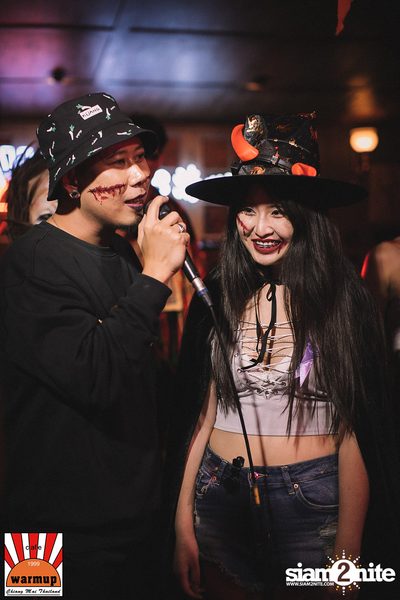 Halloween Night Party กับ Dope Here Here ที่ วอร์ม อัพ คาเฟ่ เชียงใหม่ — photo 107