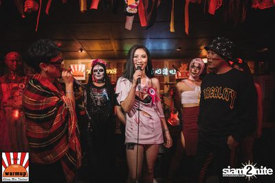 Halloween Night Party กับ Dope Here Here ที่ วอร์ม อัพ คาเฟ่ เชียงใหม่ — photo 108