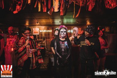 Halloween Night Party กับ Dope Here Here ที่ วอร์ม อัพ คาเฟ่ เชียงใหม่ — photo 109