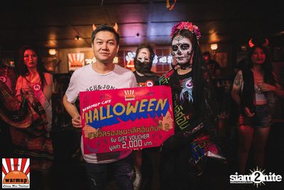 Halloween Night Party กับ Dope Here Here ที่ วอร์ม อัพ คาเฟ่ เชียงใหม่ — photo 113