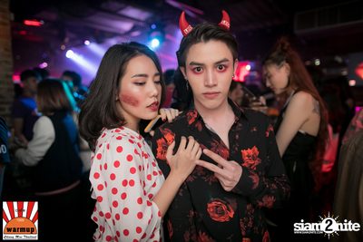 Halloween Night Party กับ Dope Here Here ที่ วอร์ม อัพ คาเฟ่ เชียงใหม่ — photo 165