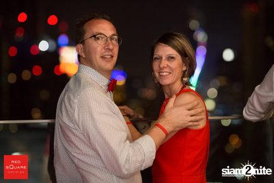 Cocktail En Rouge New Year's Eve Party ที่ RedSquare Vodka Rooftop Bar — photo 46