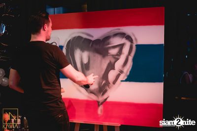 Private Show Case & Live Painting at Kavia Club — photo 1