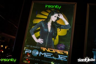 Andrea Pomeje ที่ อินเซนิตี้ ไนท์คลับ — photo 1