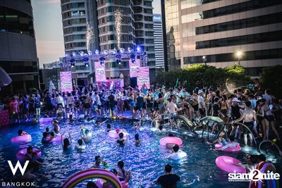 Songkran Splash Away Pool Party ที่ ดับเบิ้ลยู กรุงเทพ — photo 129