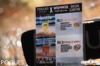 The Pogues Irish Whiskey and Beer Cocktail ที่ วิชเบียร์ โฮม บาร์ — photo 72