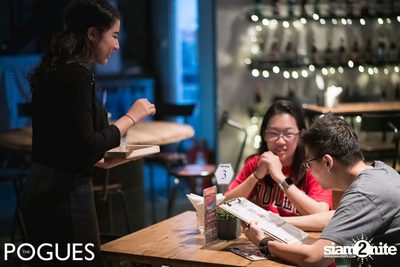 The Pogues Irish Whiskey and Beer Cocktail ที่ วิชเบียร์ โฮม บาร์ — photo 83