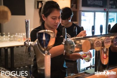 The Pogues Irish Whiskey and Beer Cocktail ที่ วิชเบียร์ โฮม บาร์ — photo 89