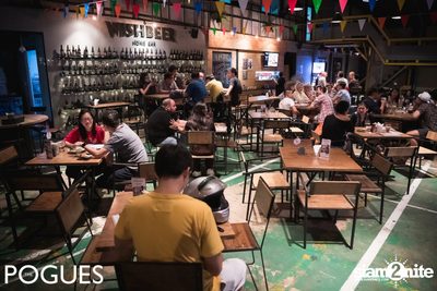 The Pogues Irish Whiskey and Beer Cocktail ที่ วิชเบียร์ โฮม บาร์ — photo 95