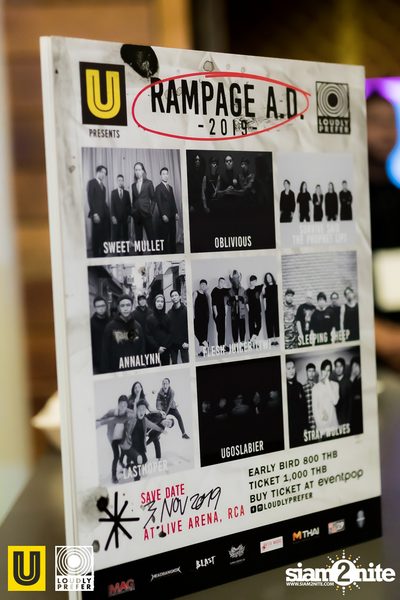 U เสนอ Rampage A.D. 2019 ที่ ไลฟ์ อารีน่า อาร์ซีเอ — photo 19