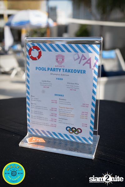 Aesop's Pool Party Takeover 2: The Olympic Edition ที่ โรงแรมพาร์ค พลาซ่า บางกอก — photo 7