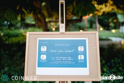 Are you game? by Coinweb at Baan Dusit Thani — photo 1