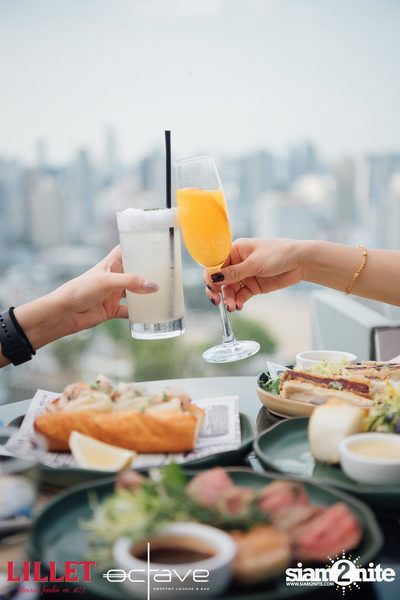 ภาพบรรยากาศงาน Electronic Brunch ที่ร้าน Octave Rooftop Lounge & Bar — photo 24