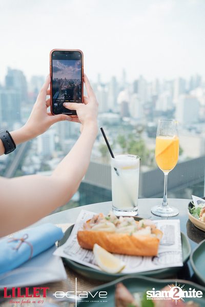 ภาพบรรยากาศงาน Electronic Brunch ที่ร้าน Octave Rooftop Lounge & Bar — photo 25