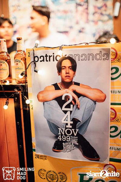 ภาพบรรยากาศคอนเสิร์ตสนุก ๆ จาก Patrick Ananda ที่ร้าน Bottle Rocket  — photo 26