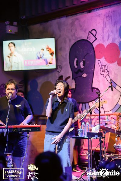 ภาพบรรยากาศคอนเสิร์ต Sarah Salola ft. DoubleBam, JIXGO ที่ Happy Fish Asiatique — photo 30