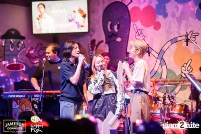 ภาพบรรยากาศคอนเสิร์ต Sarah Salola ft. DoubleBam, JIXGO ที่ Happy Fish Asiatique — photo 80