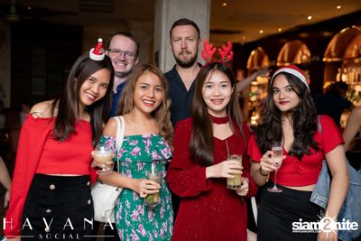 บรรยากาศค่ำคืนคริสต์มาส Fiesta de Navidad Christmas Party ที่ Havana Social  — photo 75