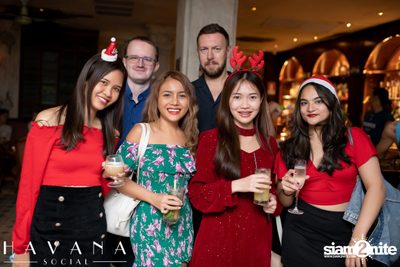 บรรยากาศค่ำคืนคริสต์มาส Fiesta de Navidad Christmas Party ที่ Havana Social  — photo 77