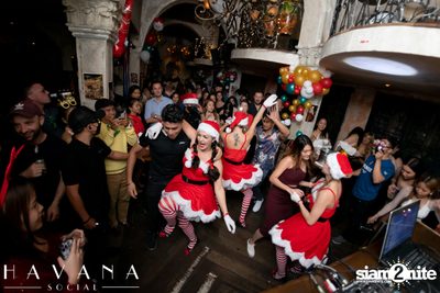 บรรยากาศค่ำคืนคริสต์มาส Fiesta de Navidad Christmas Party ที่ Havana Social  — photo 149