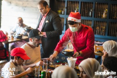 Charcoal Christmas Feast — photo 122