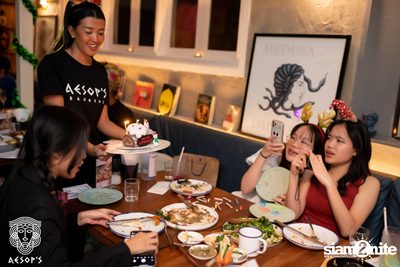 ภาพบรรยากาศฉลองคริสต์มาสสไตล์กรีกจากงาน MERRY OPA! Christmas ที่ Aesop's Bangkok — photo 69