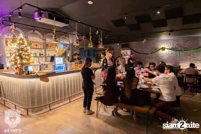 ภาพบรรยากาศฉลองคริสต์มาสสไตล์กรีกจากงาน MERRY OPA! Christmas ที่ Aesop's Bangkok — photo 124