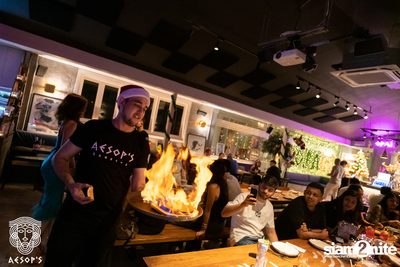 ภาพบรรยากาศฉลองคริสต์มาสสไตล์กรีกจากงาน MERRY OPA! Christmas ที่ Aesop's Bangkok — photo 140