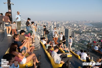 First Sunset at King Power Mahanakhon — photo 21
