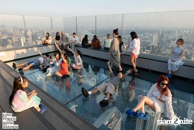 First Sunset at King Power Mahanakhon — photo 73