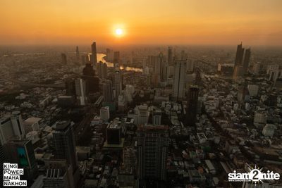 First Sunset at King Power Mahanakhon — photo 102