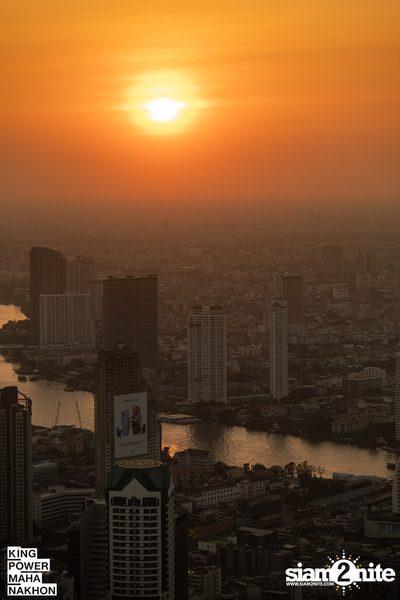 First Sunset at King Power Mahanakhon — photo 105