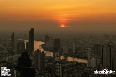 First Sunset at King Power Mahanakhon — photo 112