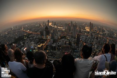 First Sunset at King Power Mahanakhon — photo 122