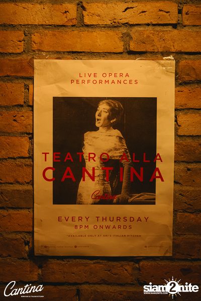 ภาพบรรยากาศงาน Opera Night ที่ Cantina Wine Bar  — photo 4